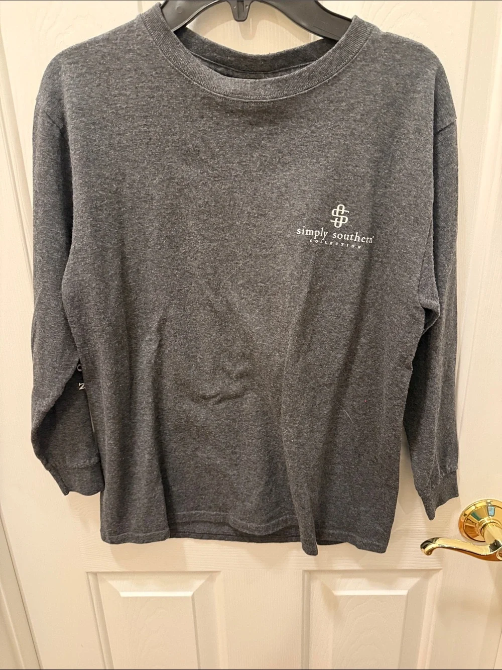 Simply Southern Kids Long-Sleeve Tee - Pink, Red, Charcoal